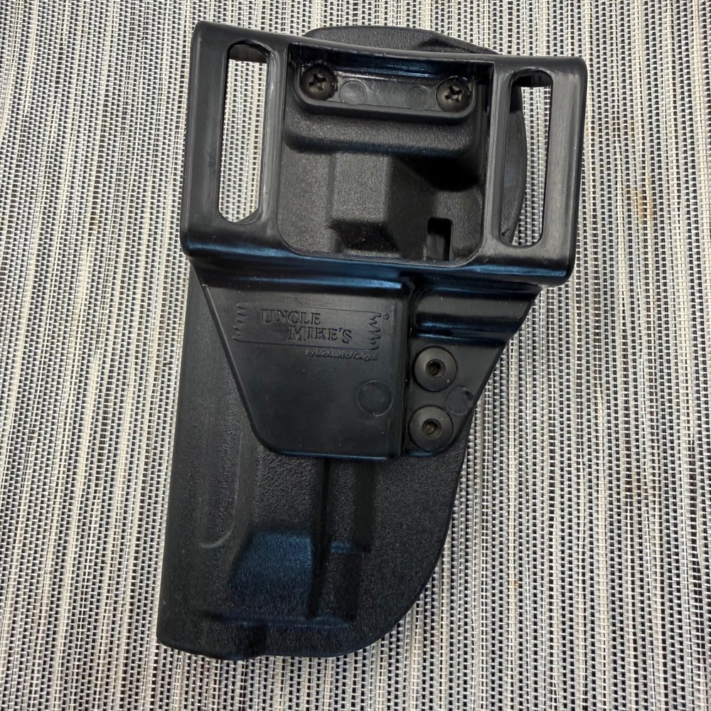 Uncle Mikes Size 20 Kydex Paddle Holster Right Hand Black Revolver 4 Inch Barrel - Picture 4 of 6
